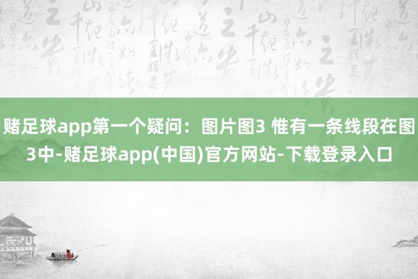 赌足球app第一个疑问:图片图3 惟有一条线段在图3中-赌足球app(中国)官方网站-下载登录入口