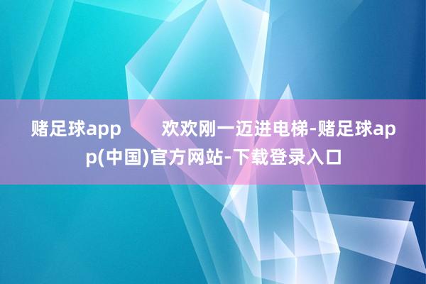 赌足球app 欢欢刚一迈进电梯-赌足球app(中国)官方网站-下载登录入口